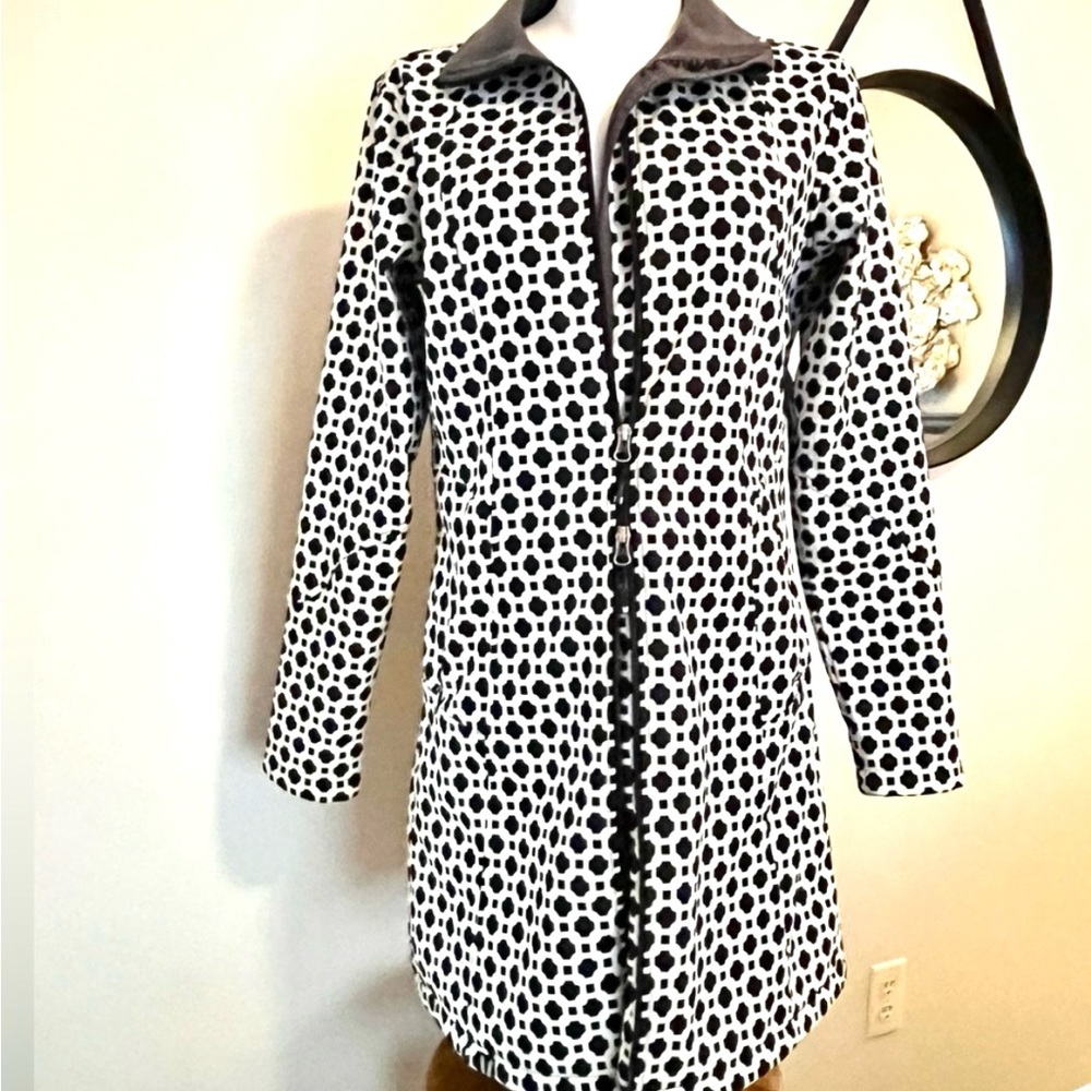 Vintage Y2K Vaurnet Fleece Lined Overcoat Jacket - Picture 3 of 16